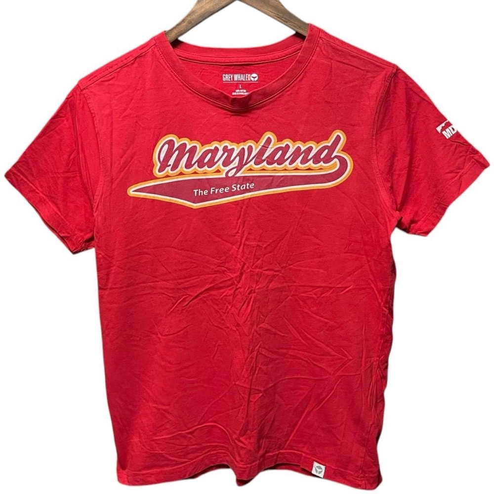 University of Maryland the free state Terps short sleeve crewneck college shirt